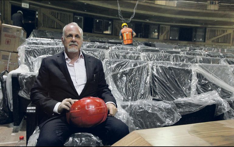 Una de las Entidades Productivas es el Centro Cultural Universitario, al que Raúl Padilla asistió a supervisar durante su construcción en 2017. EL INFORMADOR/ Archivo