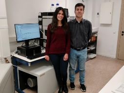 Los investigadores Ana Montero y Rodrigo Barderas, del Instituto de Salud Carlos III (ISCIII), principales autores del trabajo. Imagen cedida por el ISCIII / EFE