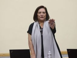 Guadalupe Taddei, primera consejera presidenta del INE, recibió aplausos de las consejeras y consejeros presentes. ESPECIAL/INE