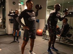 Los rojinegros del Atlas se encuentran entrenando con intensidad previo a su partido de este martes. ESPECIAL/Atlas FC