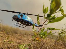En el incendio del Cerro del Tepopote, cercano al poblado de La Venta del Astillero y Nextipac en Zapopan, participaron 81 brigadistas para su contención. ESPECIAL