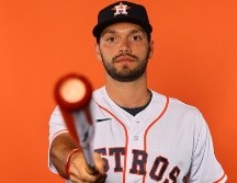 Aunque su debut lo hizo al entrar como bateador emergente, César Salazar se desempeña como receptor, es nacido en Hermosillo y fue seleccionado por Houston en el draft del 2018. AFP