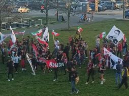 Fieles a su estilo, la afición de Atlas no abandonó a su equipo. ESPECIAL/Atlas FC