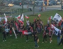 Fieles a su estilo, la afición de Atlas no abandonó a su equipo. ESPECIAL/Atlas FC