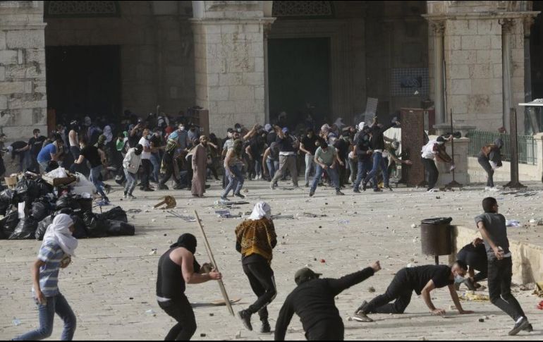 Entre los disturbios presentados fueron detenidos un aproximado de 400 palestinos. AP