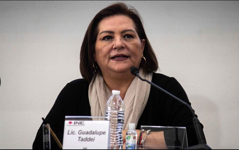 Guadalupe Taddei también se pronunció por analizar las opciones para bajar el costo de los procesos electorales sin que pierdan calidad. SUN/G. Pano