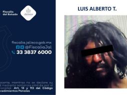 Luis Alberto “T” fue identificado como el probable responsable de ocasionar un incendio forestal de 450 hectáreas en el Cerro Viejo. ESPECIAL