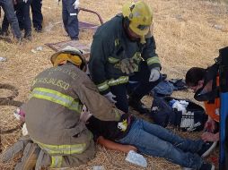 En el accidente en la carretera Lagos de Moreno – San Juan de Los Lagos hubo una persona muerta y 10 heridos. ESPECIAL