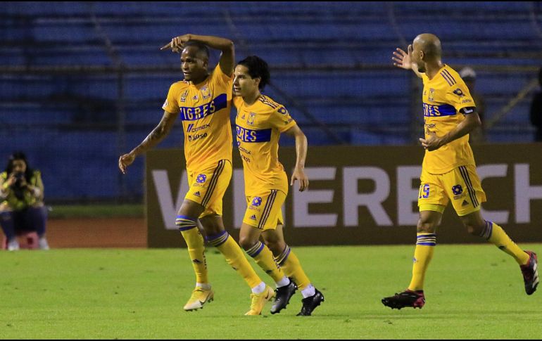 Luis Quiñones anotó el único tanto del partido. EFE/José Valle