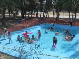 Las albercas se encuentran instaladas en unidades deportivas del municipio de Tlajomulco. ESPECIAL