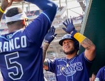 Randy Arozarena bateó de 4-2 con una anotada y una impulsada. AP/S. Thew