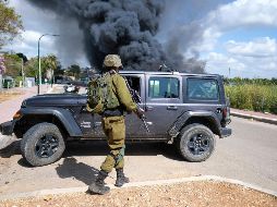 Las milicias palestinas lanzaron el pasado miércoles más de siete cohetes tierra-aire desde Gaza y 34 proyectiles desde Líbano hacia territorio israelí. AP/F. Amun