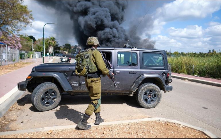 Las milicias palestinas lanzaron el pasado miércoles más de siete cohetes tierra-aire desde Gaza y 34 proyectiles desde Líbano hacia territorio israelí. AP/F. Amun