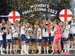 En la primera edición de la Finalissima Femenil, la Selección de Inglaterra se coronó campeona. EFE/ Andy Rain