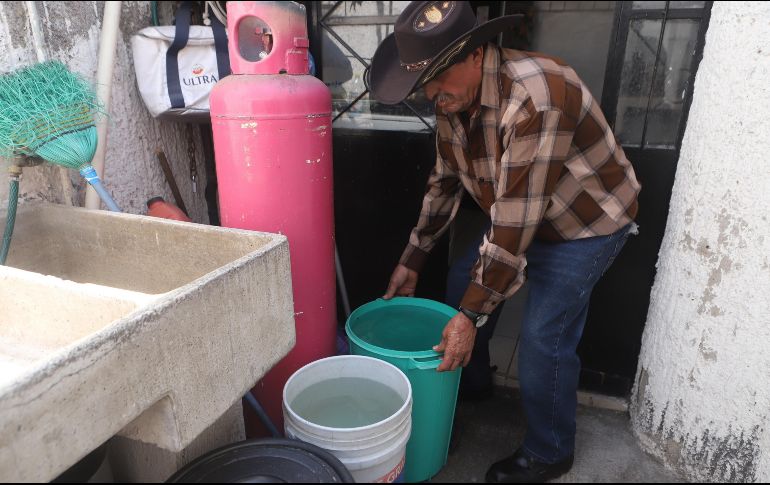 En la colonia La Federacha tienen desde el lunes sin el servicio de agua. EL INFROMADOR/ CARLOS ZEPEDA
