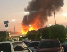 Desde varios kilómetros se veía la columna de humo. ESPECIAL