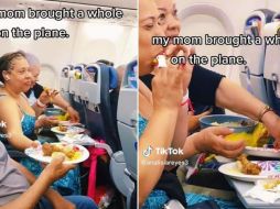 Se alcanza a ver un recipiente, en el que aparentemente se habrían transportado los alimentos. ESPECIAL