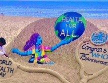 La OMS celebra su 75 aniversario. ESPECIAL/ Twitter