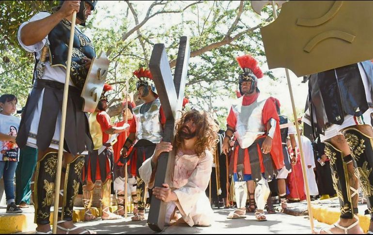 También se representó el Viacrucis en el Sistema Penitenciario estatal. ESPECIAL