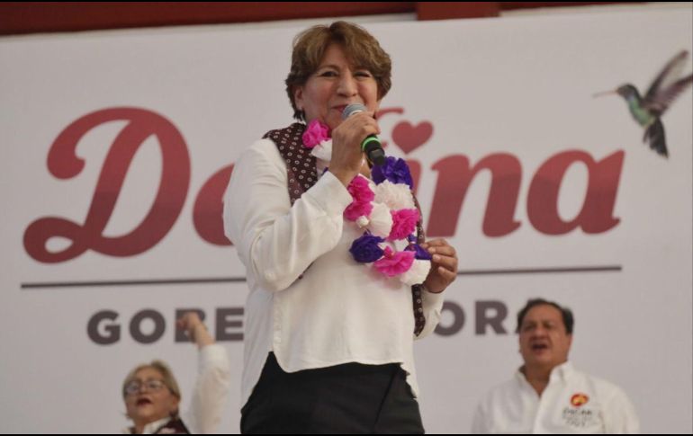 Delfina Gómez pidió a militantes, simpatizantes y a la ciudadanía en general a sumarse a su proyecto. TWITTER/delfinagomeza