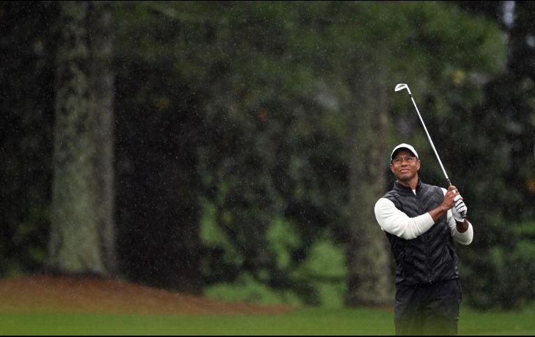 Tiger Woods, en el Masters de Augusta 2023. AFP