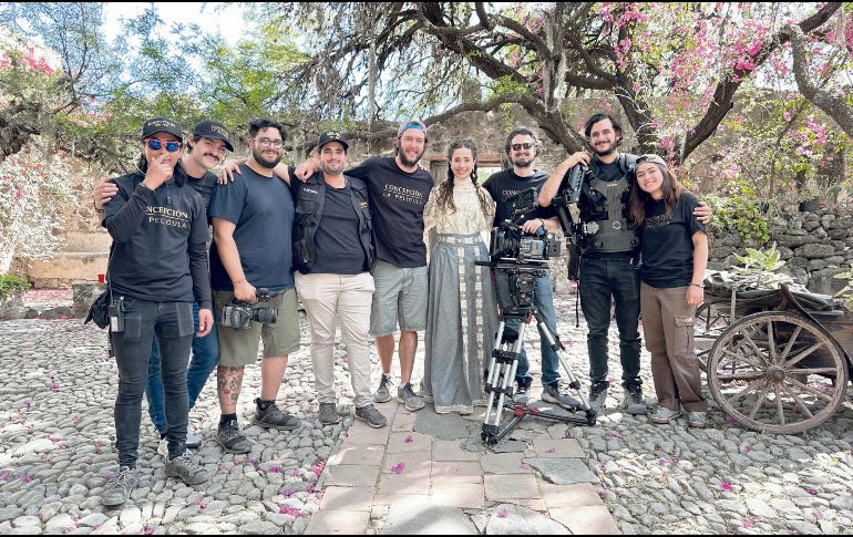 Equipo de filmación y actores. ESPECIAL