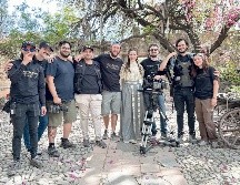 Equipo de filmación y actores. ESPECIAL
