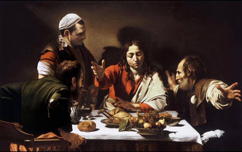 Cena de Emaús, de Caravaggio. Cristo, resucitado, se presenta ante sus discípulos. ESPECIAL