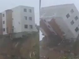 Fue el segundo de dos edificios que colapsaron en esa zona de riesgo en Tijuana. ESPECIAL
