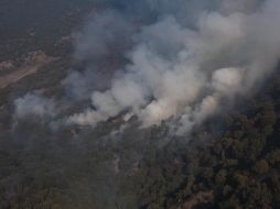 Los contaminantes ambientales que genera el incendio en La Primavera traen potenciales riesgos a la salud. ESPECIAL