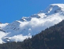 El alud de nieve se produjo en el glaciar Armancette en Contamines-Montjoie, en la región de Alta Saboya. AP/Contamines Montjoie