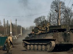 Los liberados serán llevados en aviones de transporte militar de las Fuerzas Aeroespaciales de Rusia a Moscú. AP/Libkos