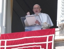 Al final de la oración, el Pontífice recordó el 25 aniversario del Acuerdo del Viernes Santo. AP/G. Borgia