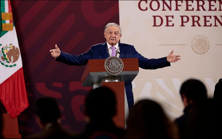 López Obrador envió la semana pasada la carta a Xi Jinping para pedirle ayuda contra el tráfico de fentanilo. EFE / J. Méndez