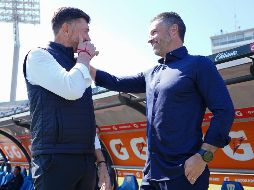 Hernán Cristante y Rafael Puente del Río en la jornada 1 del Clausura 2023. IMAGO 7