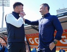 Hernán Cristante y Rafael Puente del Río en la jornada 1 del Clausura 2023. IMAGO 7