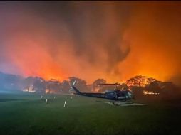 236 brigadistas de diferentes corporaciones fueron los combatientes que lograron controlar el incendio. ESPECIAL