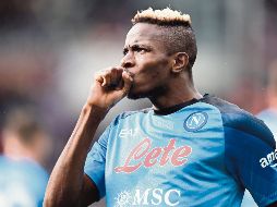 Osimhen es el máximo anotador de la Serie A esta temporada. AFP