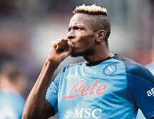 Osimhen es el máximo anotador de la Serie A esta temporada. AFP
