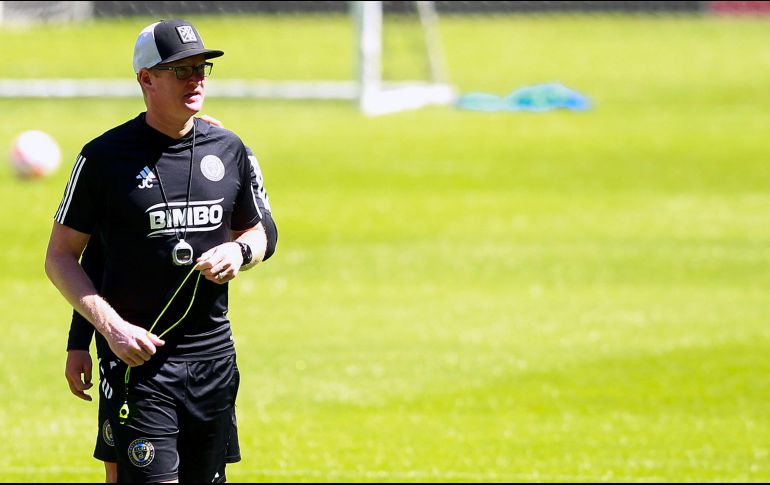 Jim Curtin, entrenador del Union, sabe que su equipo estará en un escenario complicado y por ello no se confiarán ante el Atlas. EFE/F. Guasco