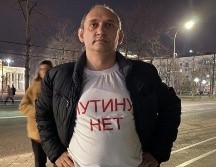 Vitaly Votanovsky fue detenido al comienzo de la invasión por llevar una camiseta con el lema 