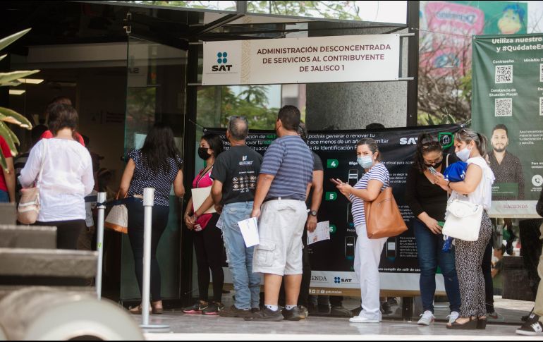 La devolución de un saldo a favor se efectuará por el SAT dentro de un plazo de 40 días hábiles, aunque podría ser antes. EL INFORMADOR/ARCHIVO