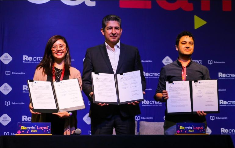 La SEJ firmó un convenio con la organización Ashoka en Talent Land 2023. EL INFORMADOR/ ARTURO NAVARRO