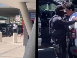 Aún con las esposas puestas intentó escapar de la policía. SUN