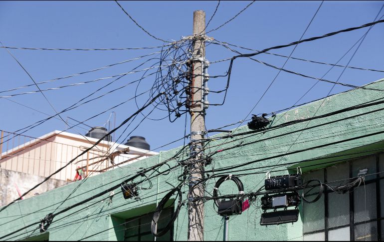 Se han retirado 208 toneladas de este tipo de cableado en Guadalajara. EL INFORMADOR/ ARCHIVO