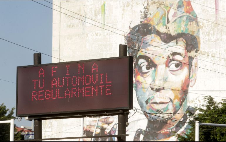 Este medio acudió a diversos puntos de la Zona Metropolitana de Guadalajara en los que las pantallas no brindan a la población la información sobre la calidad del aire o en donde pese a la alta contaminación están apagadas. EL INFORMADOR/C. Zepeda