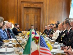 Funcionarios mexicanos y estadounidenses se reunieron en la Casa Blanca para tratar el tema del fentanilo y los cárteles. ESPECIAL