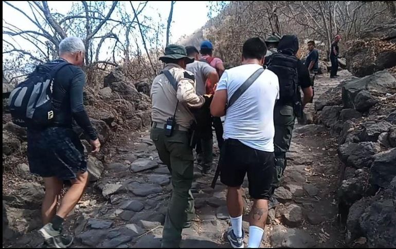 Al ser una zona de difícil acceso, se solicitó apoyo al escuadrón Aerotáctico Zeus. ESPECIAL