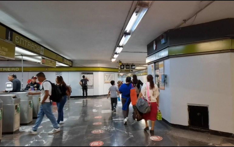 Se encuentra detenida la Línea 7 del Metro de la Ciudad de México. TWITTER/@MetroCDMX