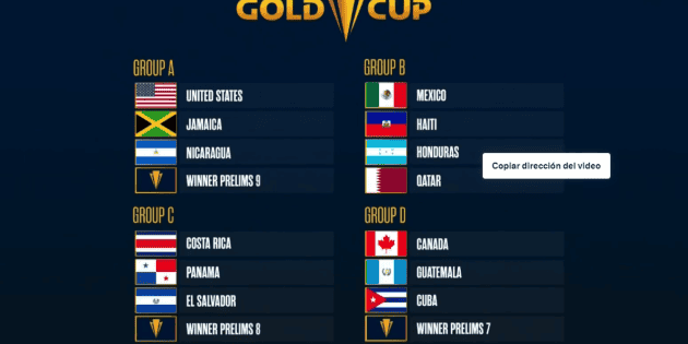 Copa Oro 2023: &iexcl;Atento! As&iacute; quedaron los grupos tras el sorteo en Los &Aacute;ngeles